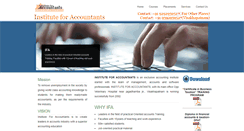 Desktop Screenshot of instituteforaccountants.com
